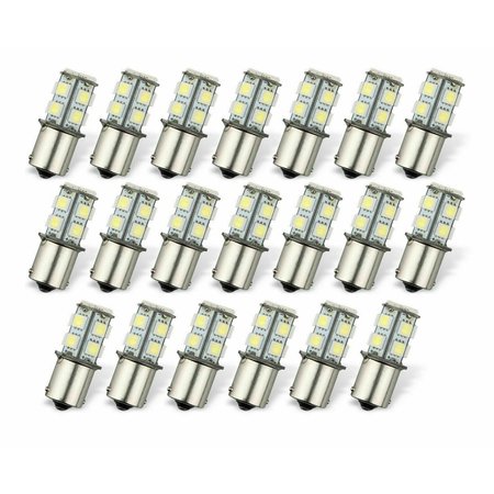 SANOXY 20x Super White 1156 1141 13-SMD RV Camper Trailer LED Interior Light Bulbs 12V PPT-203519066765